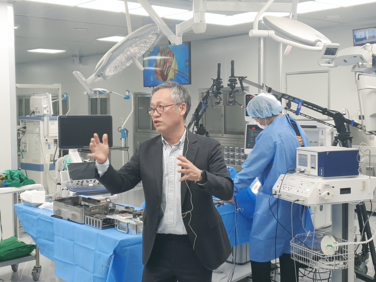 ▲김기진 쓰리디메디비젼 대표.