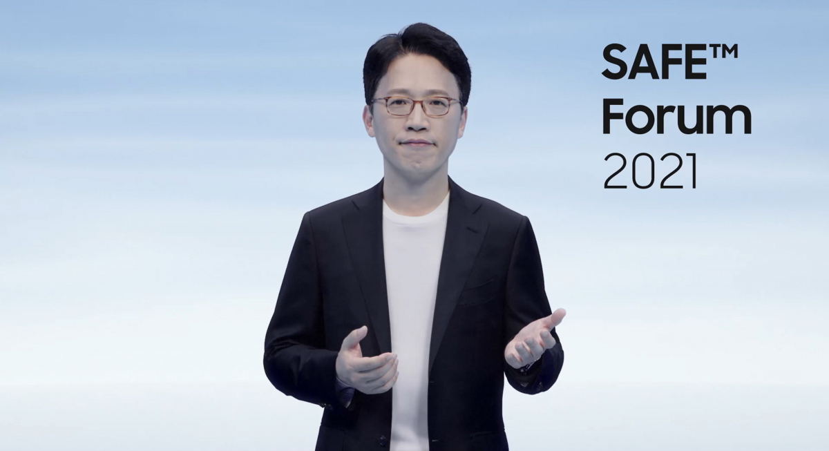▲삼성전자 'SAFE(Samsung Advanced Foundry Ecosystem) 포럼 2021' (사진제공=삼성전자)