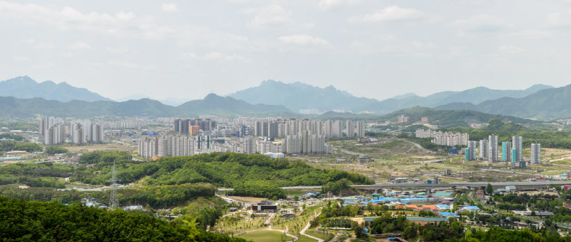 ▲경기 양주시 옥정신도시 전경. (사진제공=양주시)