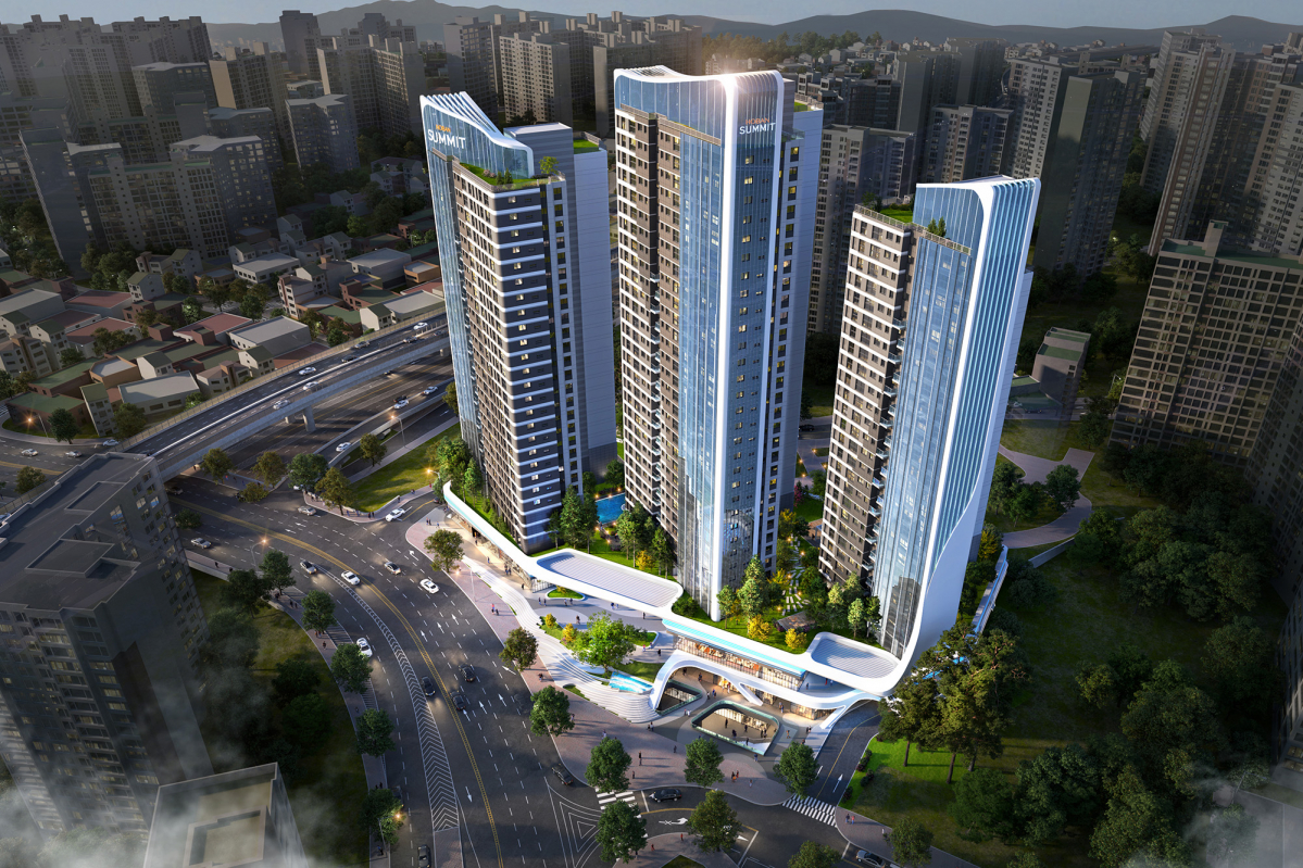 ▲'길음시장 정비사업' 조감도 (자료제공=호반그룹)