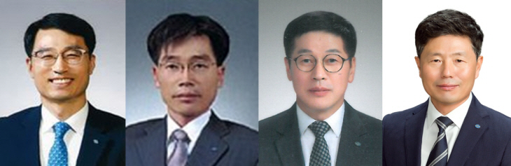 ▲Sh수협은행 정철균, 송재영, 김성수, 박종훈 부행장. (사진= Sh수협은행)