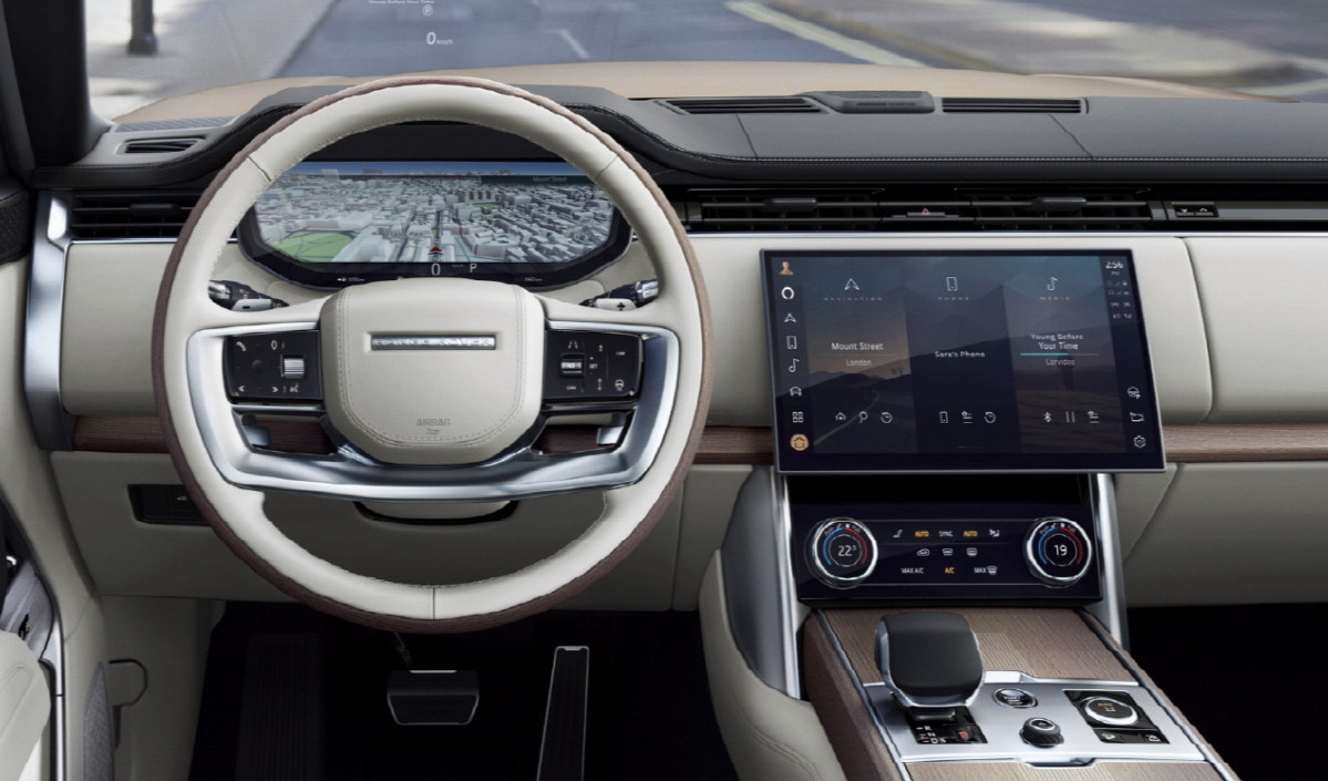 ▲겉모습보다는 인테리어, 그리고 그 안에 담긴 진보한 첨단기술의 변화 폭이 더 크다.  (사진제공=랜드로버 코리아)