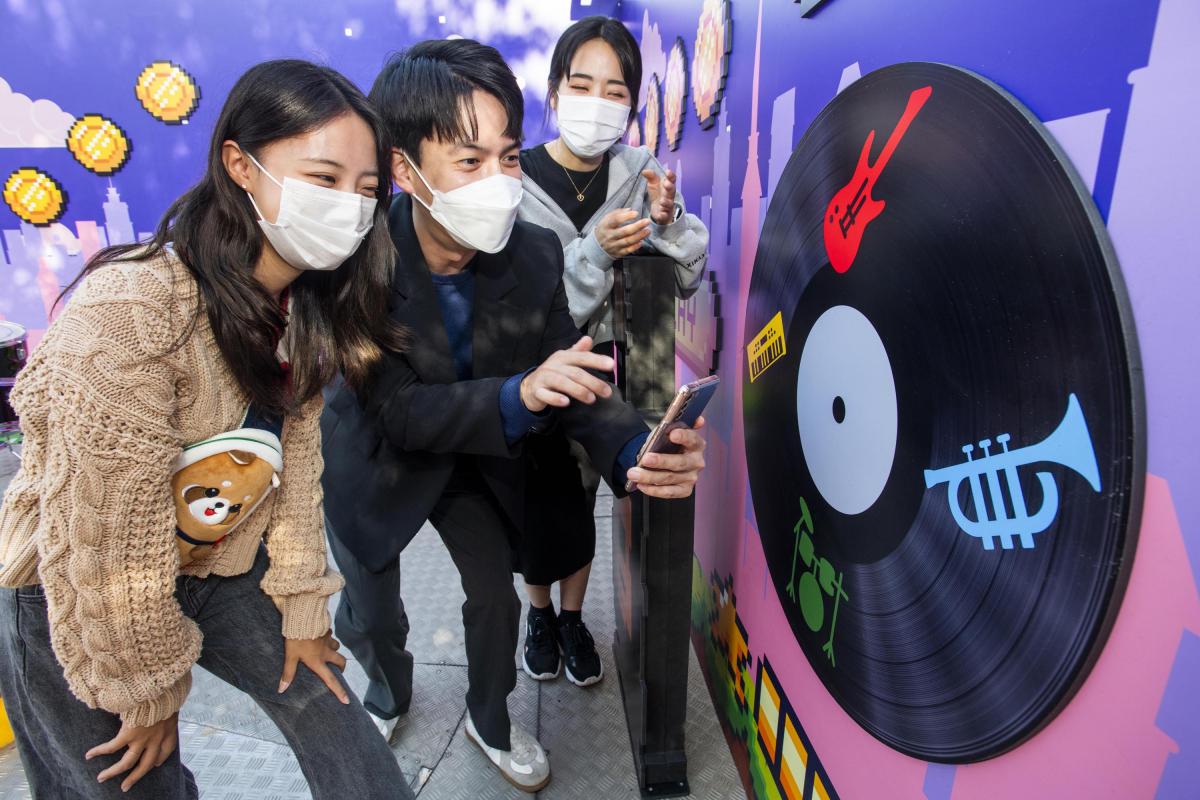 ▲에버랜드의 온오프라인 연계 야외 방탈출 게임 (에버랜드)