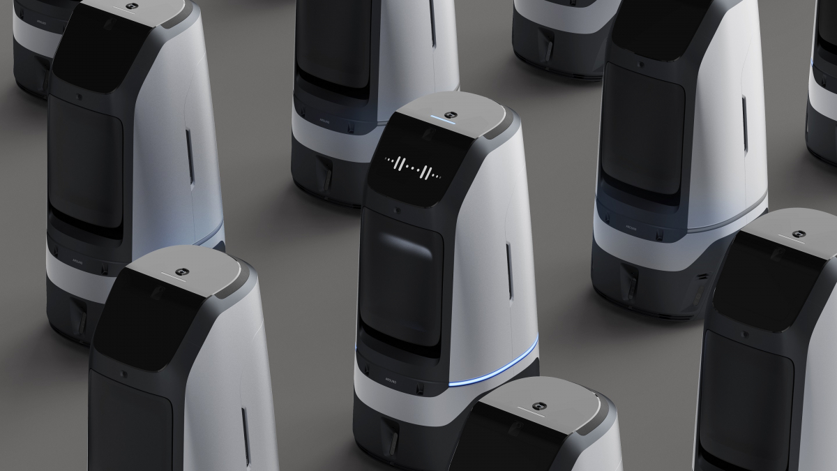 ▲네이버 제2 사옥에서 5G로 클라우드와 연결될 로봇. (사진제공=네이버클라우드)