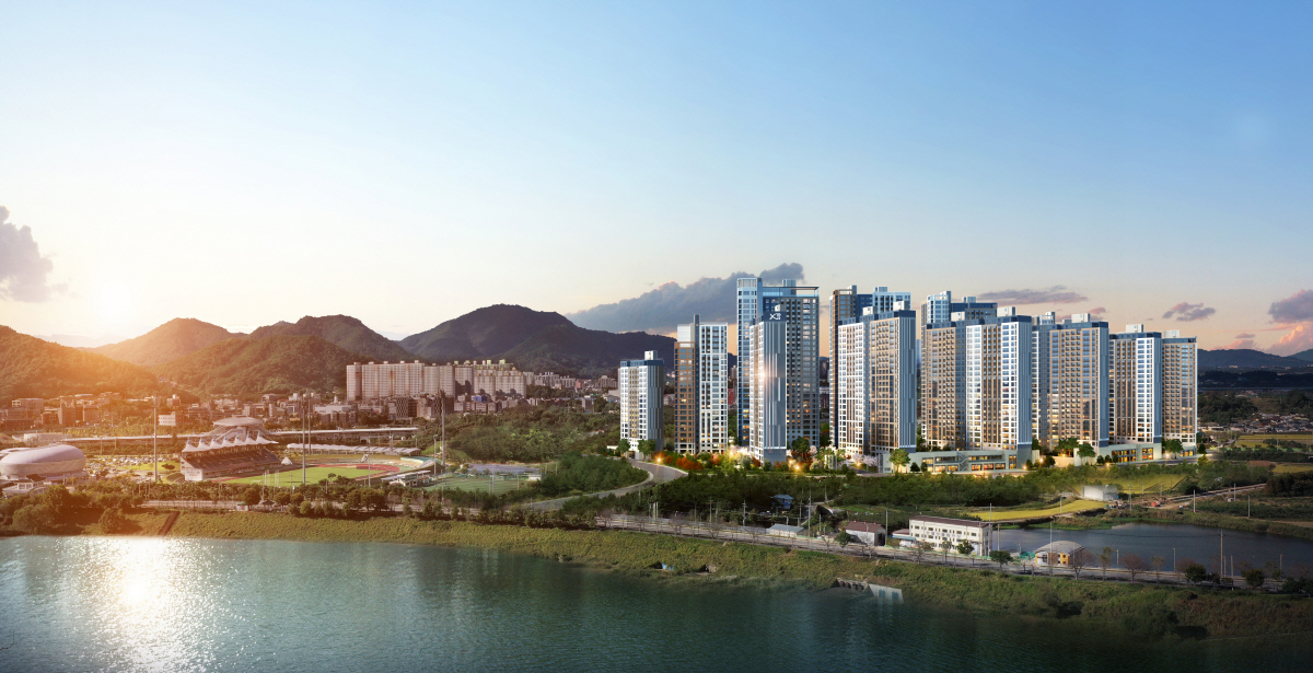 ▲‘나주역자이 리버파크’ 투시도(자료제공=GS건설)