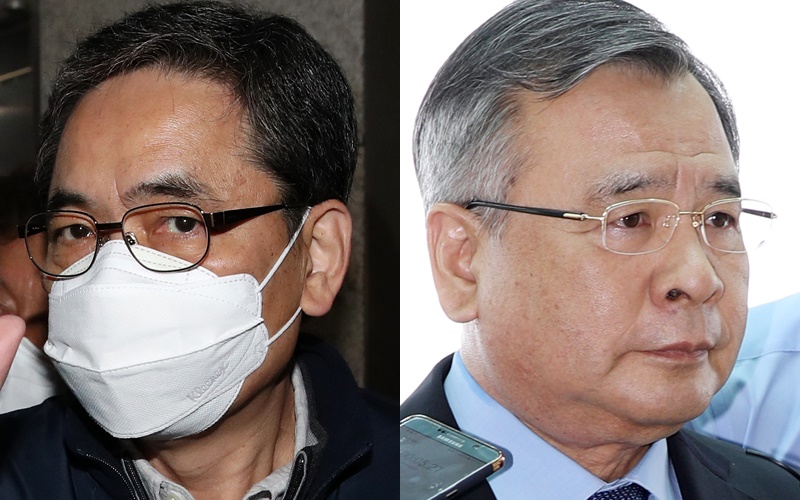 ▲검찰이 ‘대장동 개발 특혜‧로비 의혹’과 관련해 곽상도 전 국민의힘 의원(왼쪽)과 박영수 전 특별검사를 불러 조사할 것으로 보인다.  (뉴시스)