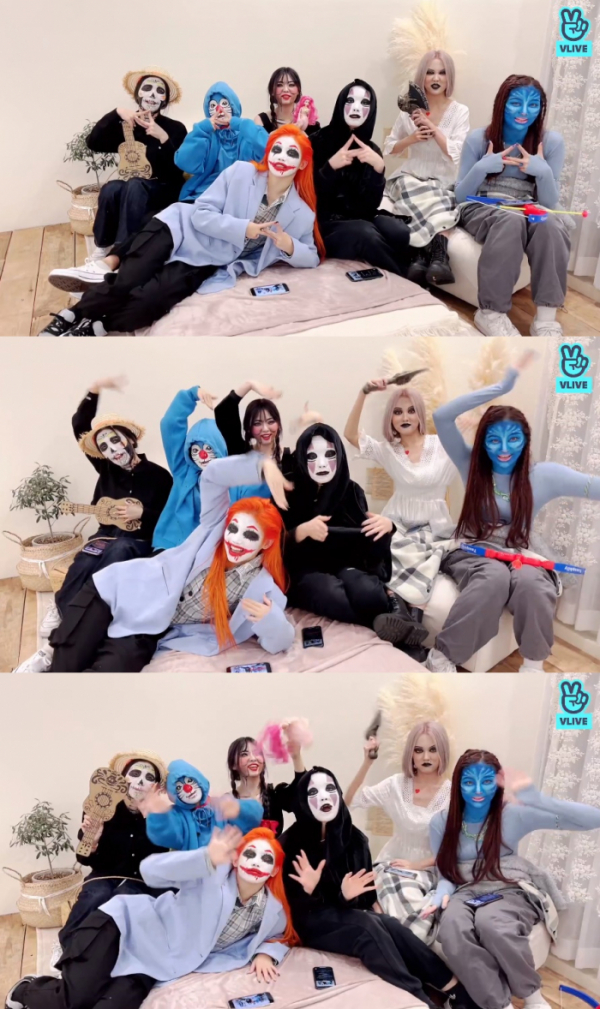 ▲트라이비(사진 = 트라이비 브이라이브 화면 캡처)