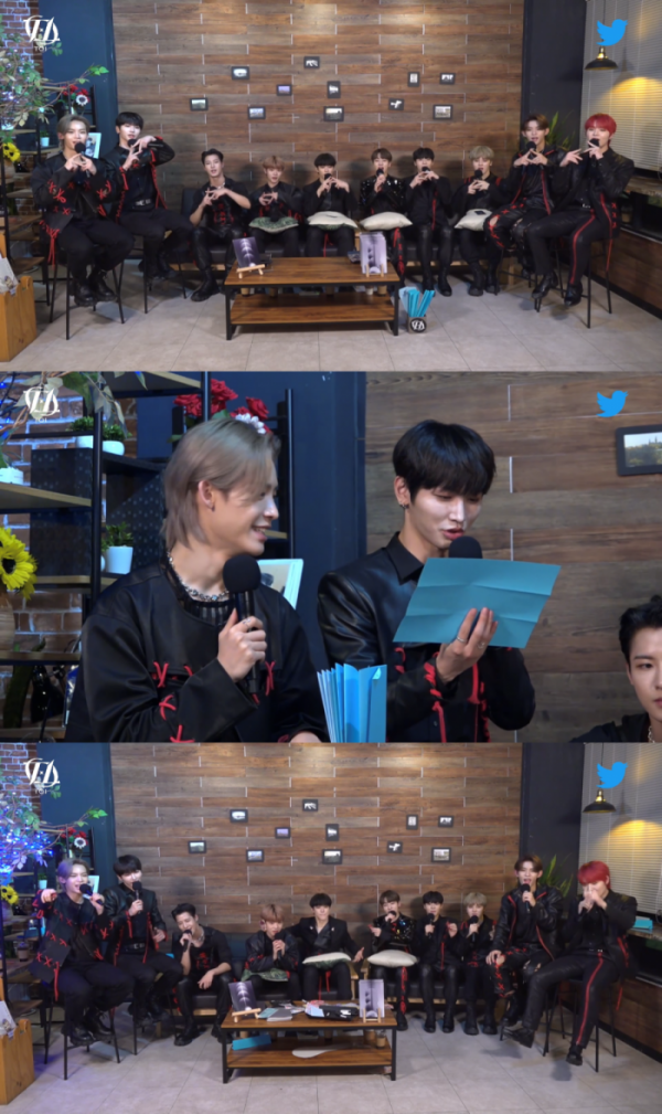 ▲TO1(티오원)(사진 = ‘트위터 블루룸 라이브’ 영상 캡처)