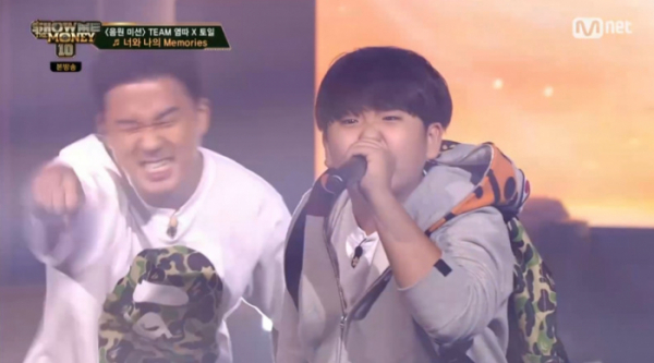 ▲'쇼미10' 송민영(사진=Mnet 방송화면 캡처)