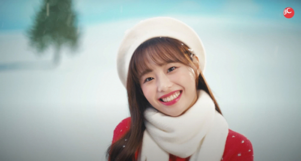 ▲이달의 소녀 츄(사진제공 = BC카드)