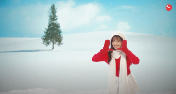 ▲이달의 소녀 츄(사진제공 = BC카드)