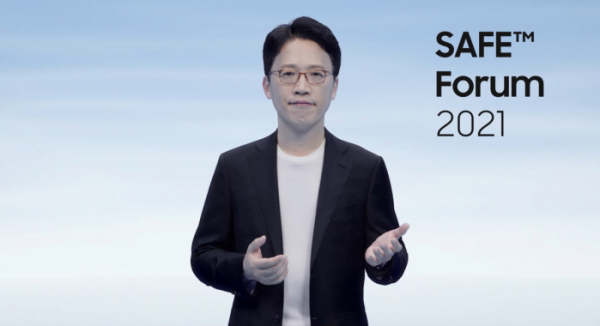 ▲삼성전자 'SAFE(Samsung Advanced Foundry Ecosystem) 포럼 2021' (사진제공=삼성전자)