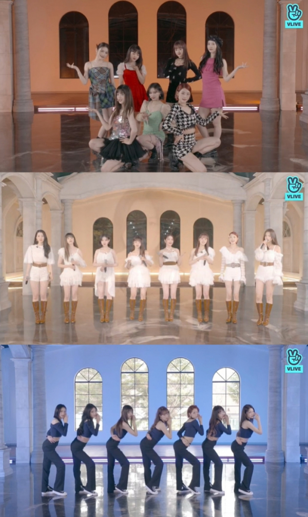 ▲위키미키(사진 = 위키미키 컴백 V LIVE 캡처)