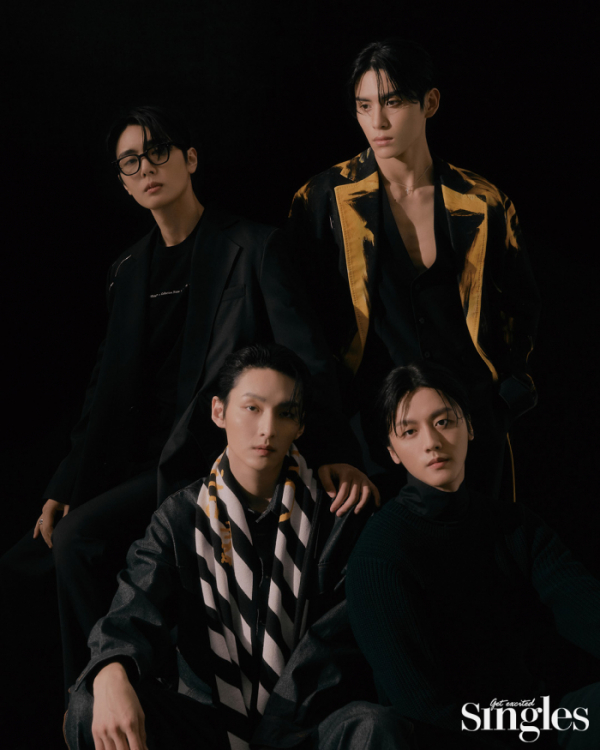 ▲SF9 영빈·재윤·주호·유태양(사진제공=싱글즈 )