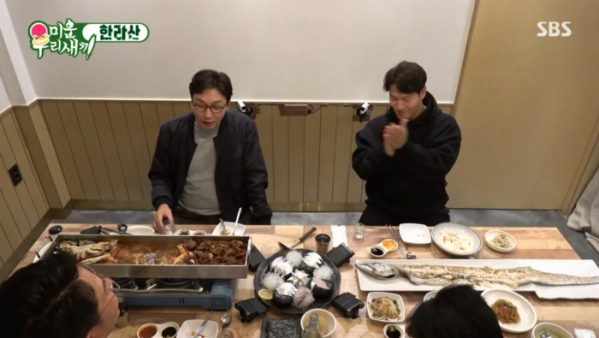 ▲제주도 맛집 방문 '미우새'(사진=SBS 방송화면 캡처)