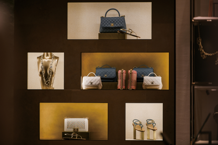 ▲Paris, France - March 03, 2019: Chanel luxury products in a store in Paris, March 2019.