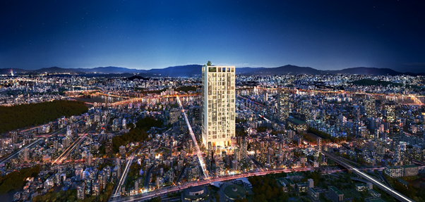 ▲‘에르메티아 서초’ 투시도. (자료제공=대우조선해양건설)