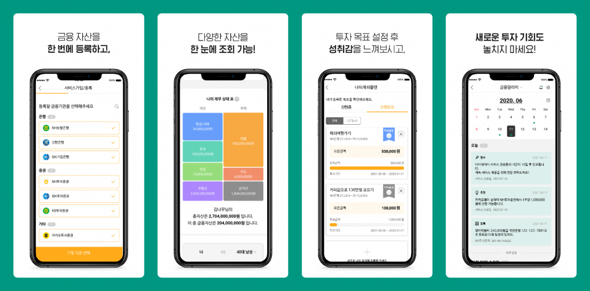 ▲NH투자증권이 1일부터 시범적으로 운영되는 마이데이터 서비스를 통해 ‘통합자산현황’과 ‘금융 알리미’ 기능을 제공한다. (사진= NH투자증권 제공)