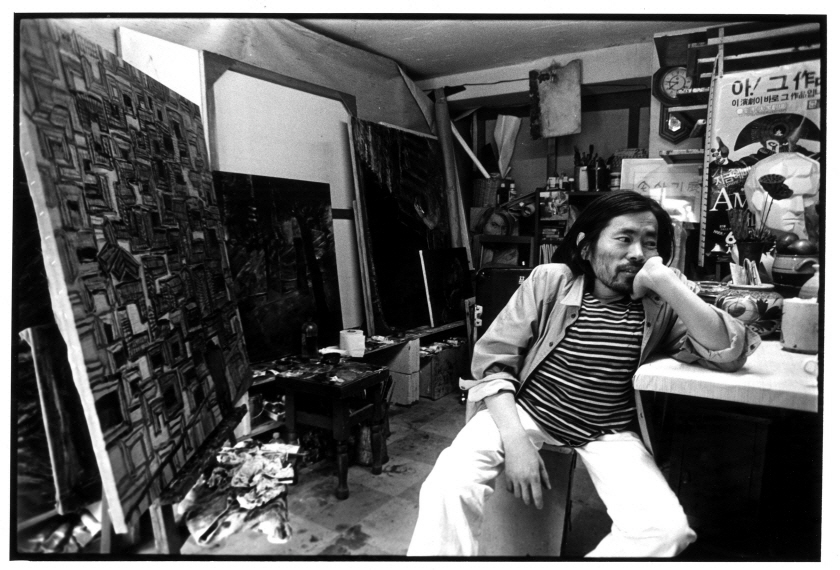 ▲(뉴시스) 손상기 화백(1949~1988)의 생전 모습
