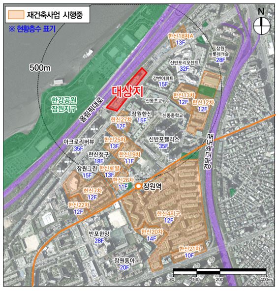 ▲서초구 잠원동 55-10번지 일대 (사진제공=서울시)