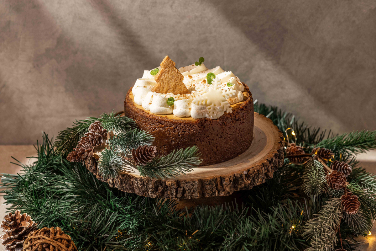 ▲크리스마스 카푸치노 치즈 케이크. (그랜드하얏트서울)