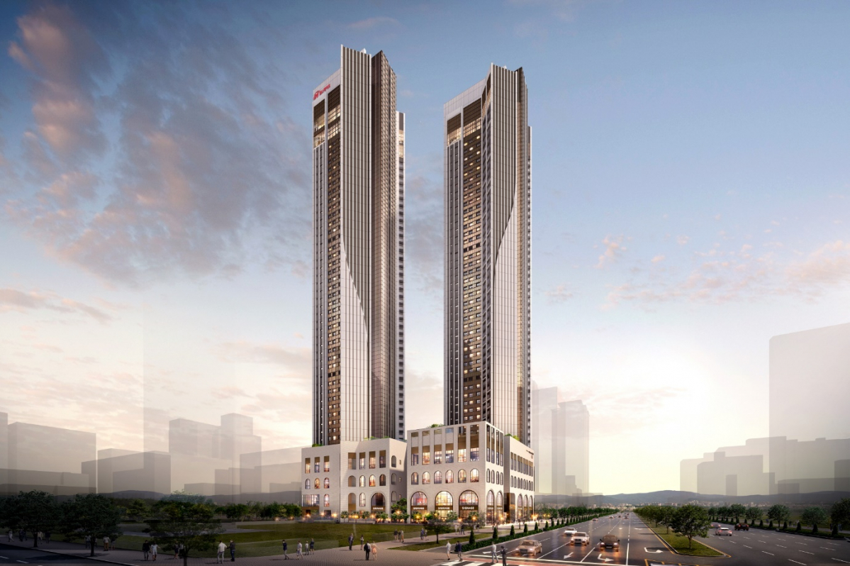 ▲'힐스테이트 창원 센트럴' 투시도 (자료제공=현대엔지니어링)