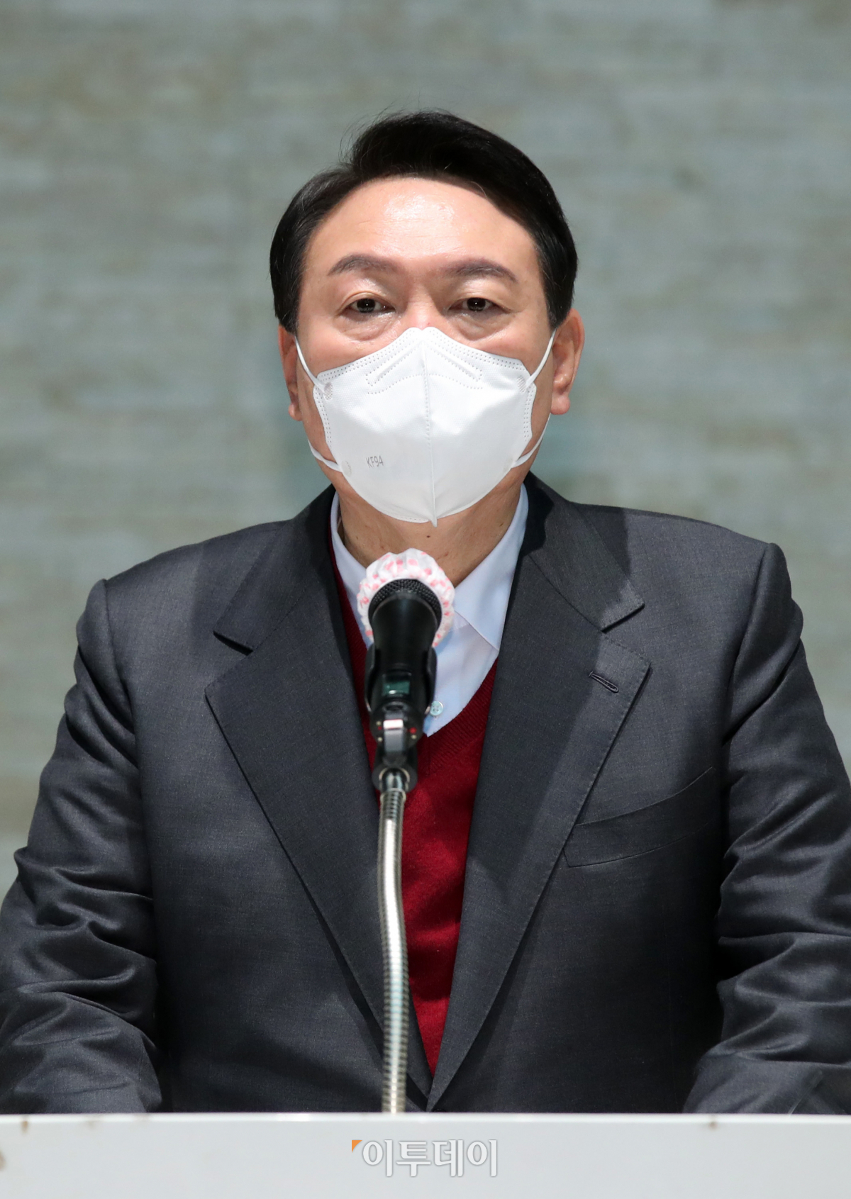 ▲윤석열 국민의힘 대선 후보.  (신태현 기자)