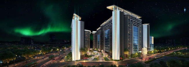 ▲서울 서초구 잠원동아 아파트 리모델링 투시도.  (자료제공=현대건설)