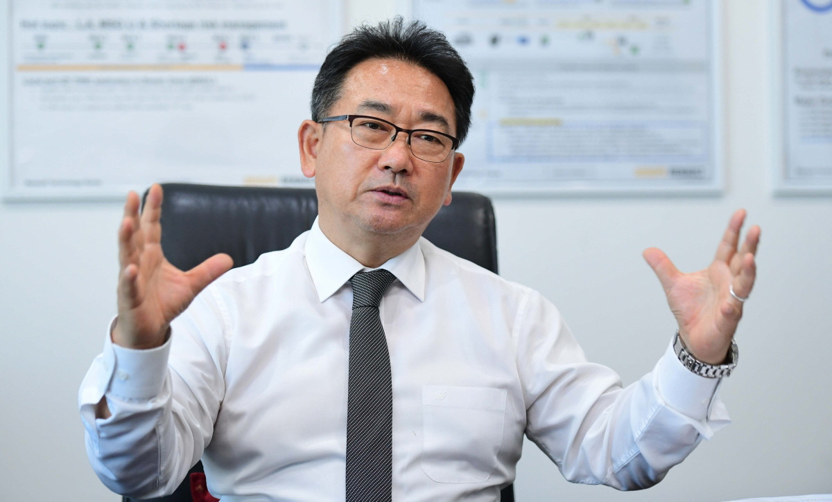 ▲1994년 입사한 권상순 르노삼성 중앙연구소장(부사장)은 르노삼성 R&D의 역사나 나름없다. 르노삼성의 모든 차들이 그의 손을 거친 셈이다. (신태현 기자 holjjak@)