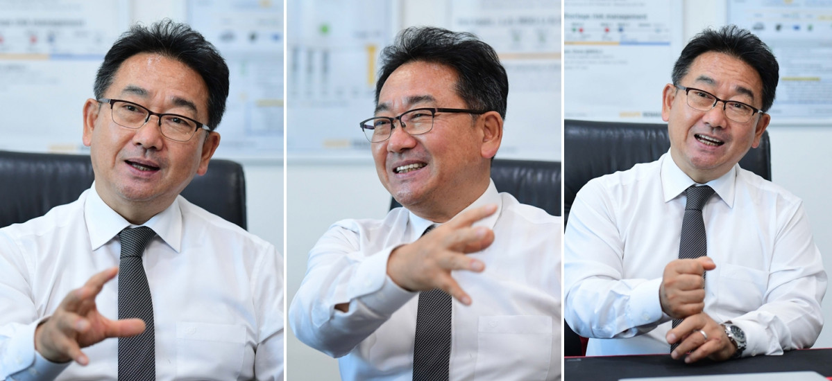 ▲권상순 르노삼성자동차 중앙연구소장(부사장)이 3일 경기 용인시 르노삼성자동차 중앙연구소에서 이투데이와 인터뷰를 갖고 있다. (신태현 기자 holjjak@)