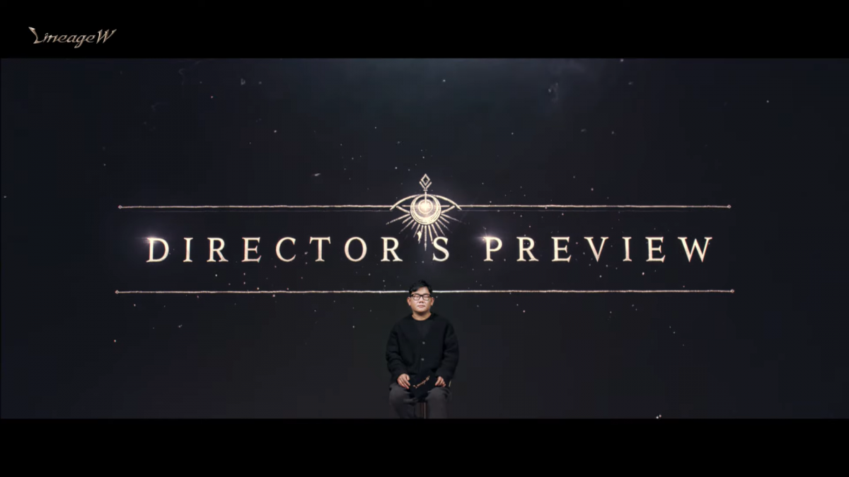 ▲이성구 리니지W IP 본부장이 9일 공개된 리니지W 디렉터스 프리뷰 영상에서 출시 이후 성과와 향후 업데이트 방향에 대해 설명하고 있다. (출처=엔씨소프트 홈페이지 캡처)