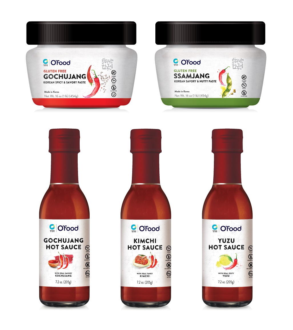 ▲대상의 고추장, 쌈장 등 수출용 소스류 (대상)