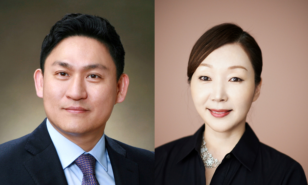 ▲김상균(왼쪽부터) LF 신임 사장, 조보영 신임 부사장. (LF)