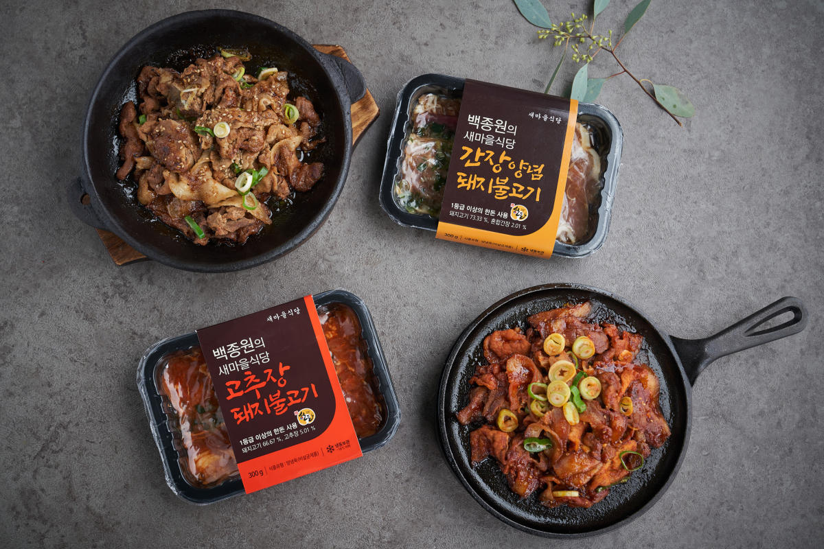 ▲CJ온스타일이 더본코리아와 손잡고 선보이는 ‘새마을식당 한돈 돼지 불고기’ (사진제공=CJ온스타일)