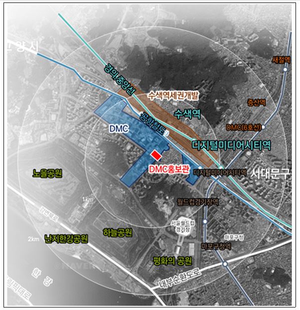 ▲상암 DMC홍보관 부지 위치도 (사진제공=서울시)