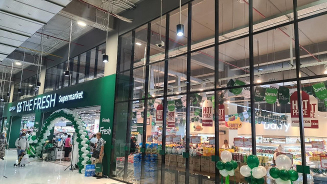 ▲GS더프레시 인도네시아 7호점 점포 전경.(사진제공=GS리테일)