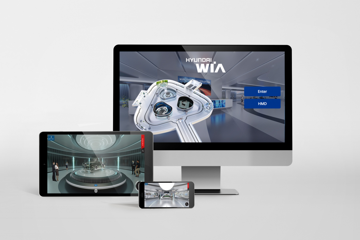 ▲현대위아가 자동차부품과 공작기계 고객을 위한 ‘디지털 전시장’을 오픈했다. (사진제공=현대위아)