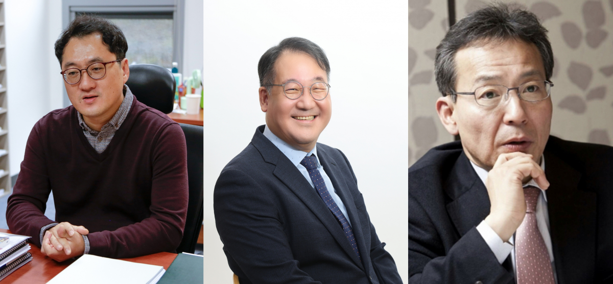 ▲이진국 한국개발연구원(KDI) 연구위원(왼쪽부터), 노민선 중소벤처기업연구원 미래전략연구단장, 김태기 단국대 경제학과 명예교수 (본인제공)
