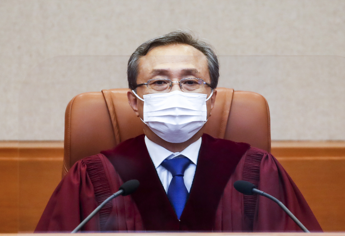 ▲유남석 헌법재판소 소장 (뉴시스)