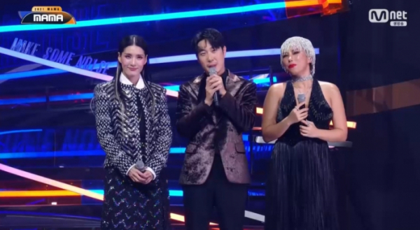 ▲하하X모니카X가비(사진 = '2021 MAMA')