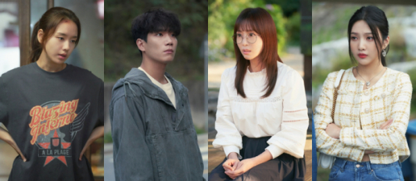 ▲'한 사람만' 안은진, 김경남, 강예원, 박수영(사진제공=키이스트, JTBC스튜디오)