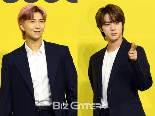 ▲방탄소년단 RM, 진(비즈엔터DB)