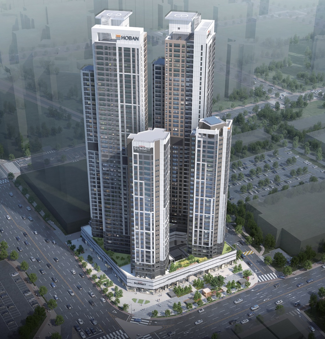 ▲대구 북구 칠성동 ‘호반써밋 하이브파크’ 조감도 (자료제공=호반그룹)