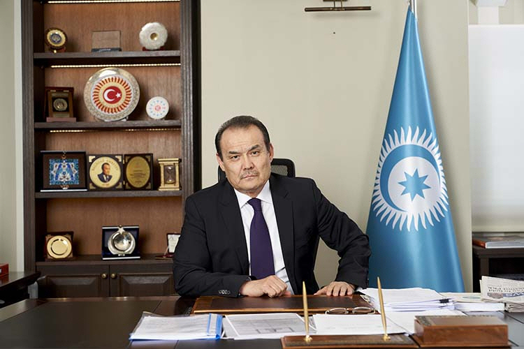 ▲바그다드 암레예프 투르크어사용국가기구(OTS) 사무총장. 사진제공=OTS
