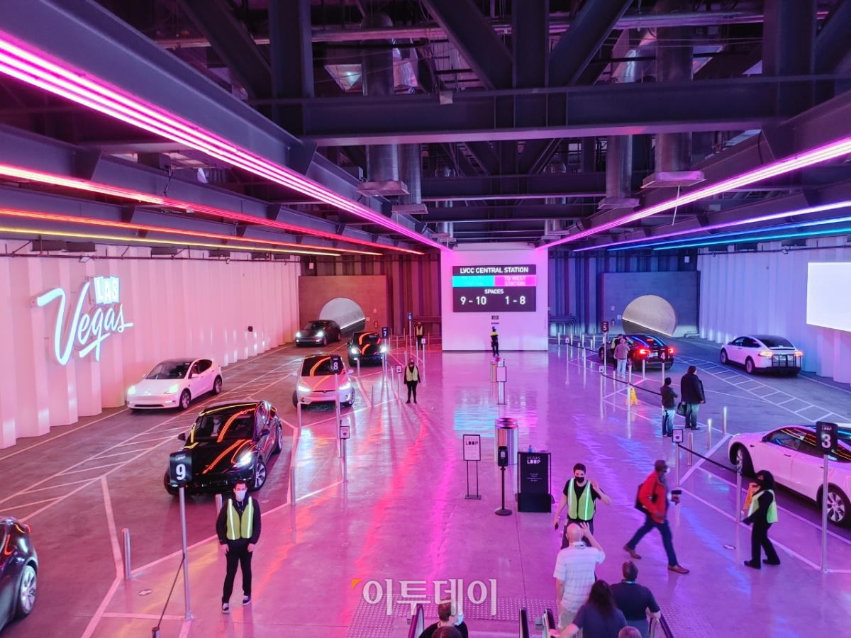 ▲베이거스 루프 지하 승차장  (유창욱 기자 woogi@)