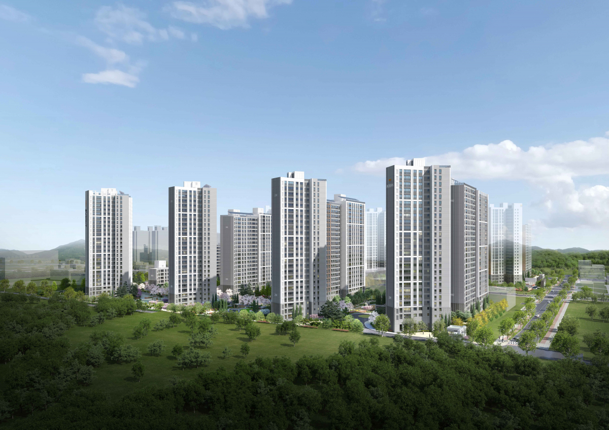 ▲‘호반써밋 그랜빌2차’ 투시도. (자료제공=호반건설)