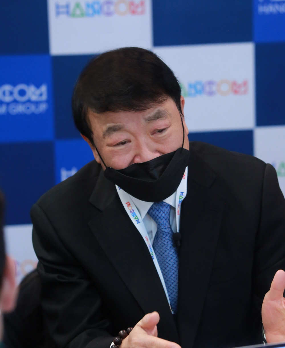 ▲김상철 한컴그룹 회장.  (사진제공=한글과컴퓨터그룹)