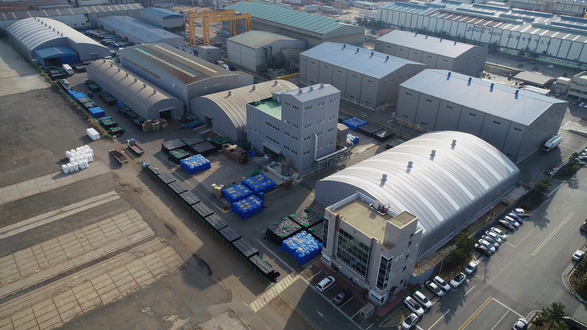 ▲누보 울산공장 전경 (사진제공=누보)