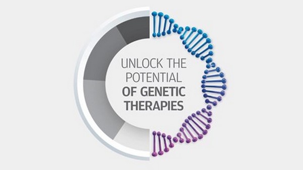 ▲차세대 유전자치료법 (Gene Therapy)의 발전을 홍보하는 JP모건의 슬로건. (사진제공=셀리버리)