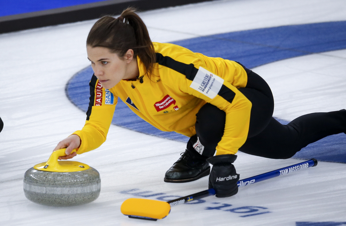 ▲(뉴시스) 스웨덴 여자 컬링 대표팀 스킵 안나 하셀보르그
